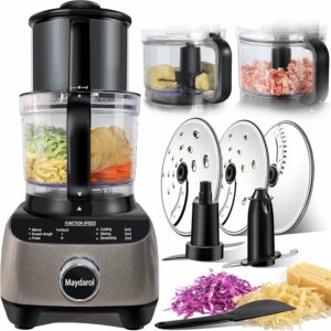 Maydarol 14-Cup Food Processor 600W 4-Speed