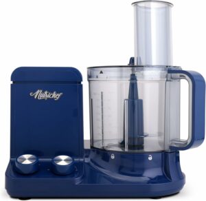 NutriChef Food Processor 2-QT 12-Cup with 6 Blades