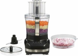 Hamilton Beach 70580 12-Cup Food Processor with 4-Cup Bowl