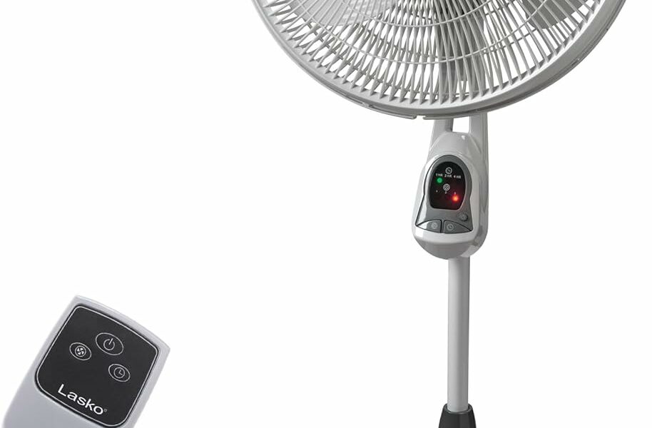 Lasko 1646 16-Inch Oscillating Pedestal Fan with Remote product image
