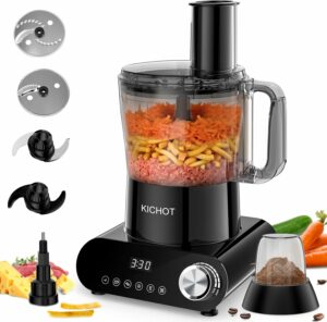KICHOT 12-Cup Food Processor 600W