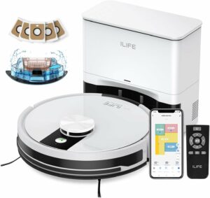 ILIFE A12 Pro Robot Vacuum and Mop with Self-Emptying Station