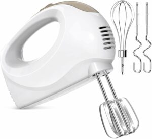 Showvigor 5-Speed Hand Mixer with Stainless Steel Beaters