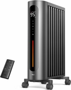 Dreo Radiator Heater 1500W with Remote and Digital Thermostat