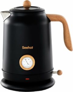 Seehot 1.7L Electric Kettle with Thermometer 1200W