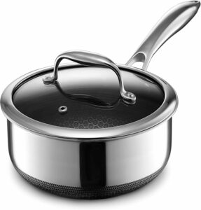 HexClad Hybrid Nonstick 2-Quart Saucepan
