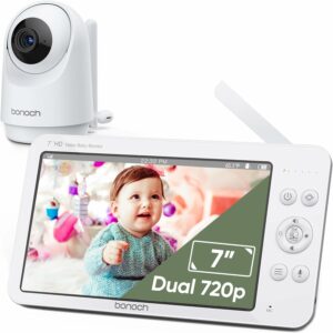 bonoch MegaView 7-Inch 720p Baby Monitor (No Wi-Fi)