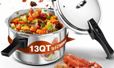 WantJoin 13-Quart Aluminum Pressure Cooker product image