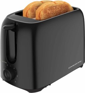 OVENTE TP2210B 700W 2-Slice Toaster