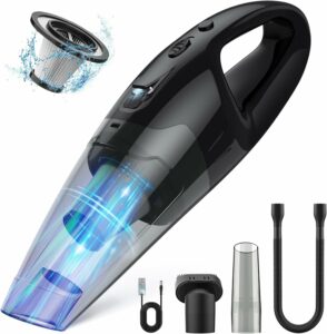 BSRCO 3-in-1 Cordless Handheld Vacuum with LED Light