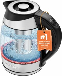 Chefman Temperature Control Electric Kettle 1.8L with Removable Infuser