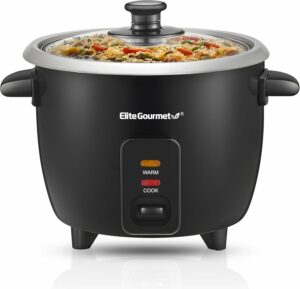 Elite Gourmet ERC003B 6-Cup Rice Cooker