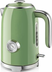 SUSTEAS Electric Kettle 57oz 1500W with Thermometer