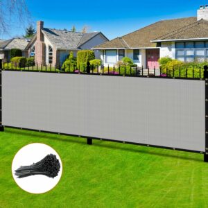 Coonoble 4x12 Privacy Fence Screen with Grommets