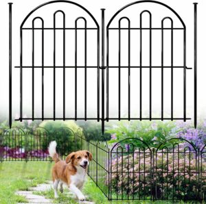 Dyemair 26-Pack No-Dig Decorative Fence 17x13in