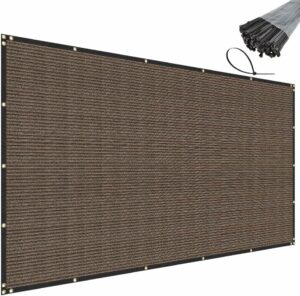 SunnyRoyal 8x12ft Privacy Fence Screen with Brass Grommets