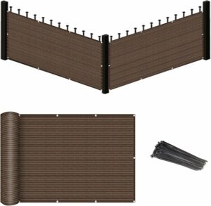 Eden's Decor 3x15-Foot Privacy Screen Mesh Windscreen