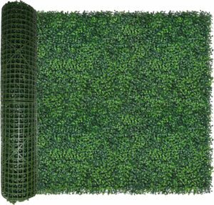 ODTORY Artificial Ivy Privacy Fence 40x120-Inch UV-Resistant Boxwood Panel
