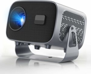 WellSonic 400 ANSI Smart Projector with 4K Support and Wi-Fi