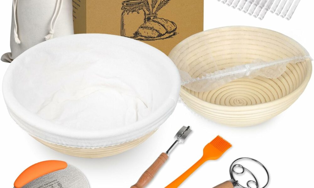 GleeNflux 9-Inch Banneton Proofing Basket (2-Pack) product image