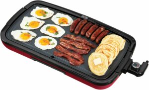 DASH Deluxe Electric Griddle 1500W with Removable Nonstick Plate