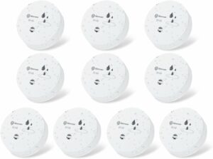 Geevon Water Leak Detector 6-Pack (100dB Alarm)
