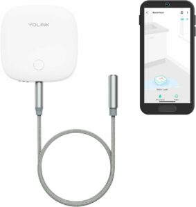 YoLink YS7904-UC Water Leak Sensor with 105dB Siren (Hub Required)