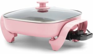 GreenLife 5QT Square Electric Skillet with Ceramic Nonstick Coating