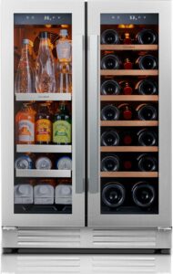 Ca'Lefort 24-Inch Beverage Cooler 4.10 cu.ft (60 Can + 20 Bottle)