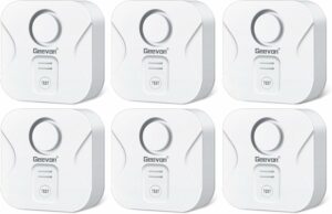 Geevon Water Leak Detector 100dB Alarm (2-Pack)