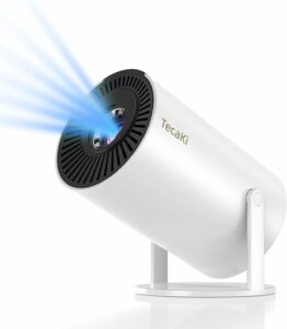 Tecaki 9266 Smart Projector with Wi-Fi and Bluetooth (Portable)