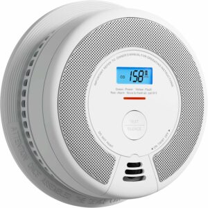 X-Sense 10-Year Battery Smoke and CO Alarm with LCD Display