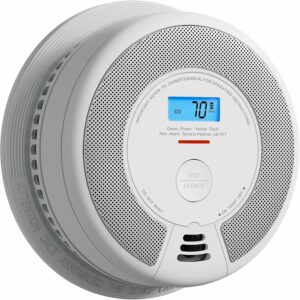X-Sense Wireless Smoke & CO Detector with LCD Display & 10-Year Battery (1-Pack)