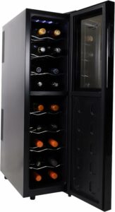 Koolatron 18-Bottle Wine Cooler with Dual Temperature Zones product image