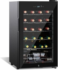 COLOZO 24-Bottle Wine Cooler 17-Inch Freestanding Wine Fridge product image