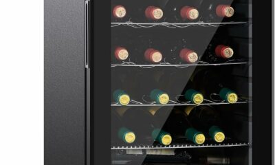 COLOZO 24-Bottle Wine Cooler 17-Inch Freestanding Wine Fridge product image