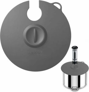 Hescred Sous Vide Silicone Lids (Fits up to 11-Inch Pots)