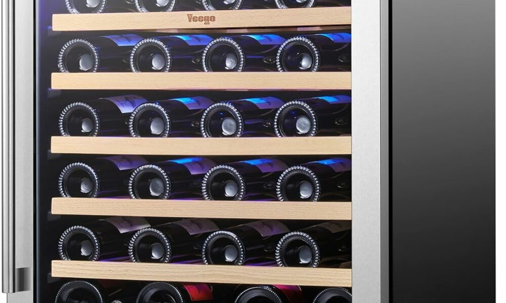 Yeego 24-Inch Wine Fridge 47-Bottle Single Zone (5.12 Cu.ft) product image