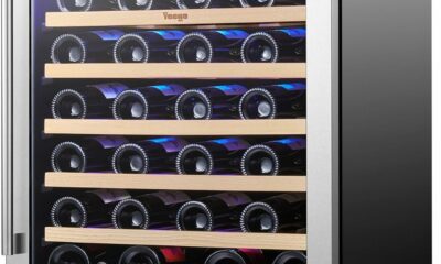 Yeego 24-Inch Wine Fridge 47-Bottle Single Zone (5.12 Cu.ft) product image