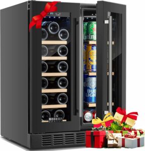 BODEGA 24-Inch Dual Zone Wine Cooler (41 Cans, 17 Bottles)