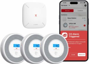 X-Sense XP0A-MR31 Combination Smoke & CO Detector (3-Pack with Base Station)