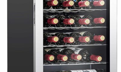 AAOBOSI 24-Bottle Wine Cooler 17-Inch Freestanding Wine Cellar product image