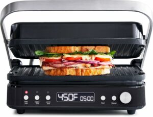 GreenPan 6-in-1 Indoor Grill & Griddle with Reversible Plates