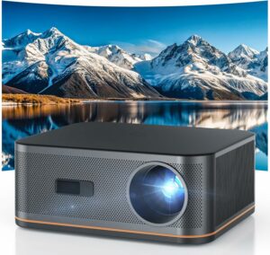 HAPPRUN 4K Projector with Auto Focus and Wi-Fi