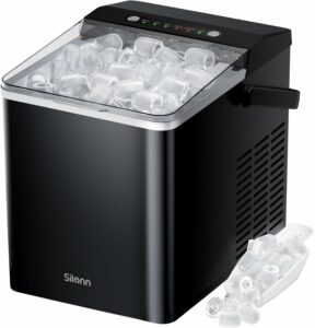 Silonn IM35 Countertop Ice Maker 9 Cubes in 6 Minutes