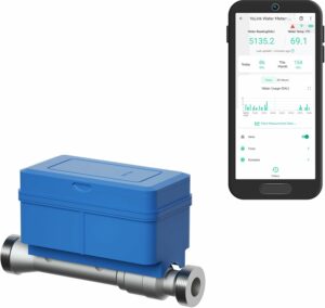 YoLink FlowSmart 3/4-Inch Smart Water Meter & Auto Shutoff product image