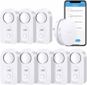 Govee Water Detectors 8-Pack with Wi-Fi Gateway & App Alerts product image