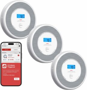 X-Sense XP0A-iR Wi-Fi Smoke & CO Detector (3-Pack)