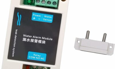 Tokatuker 12V DC Water Leak Detector with 10A Relay Output (Wired) product image