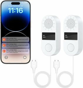 HASULL WiFi Water Leak Detector (2-Pack) with Cable Probe product image
